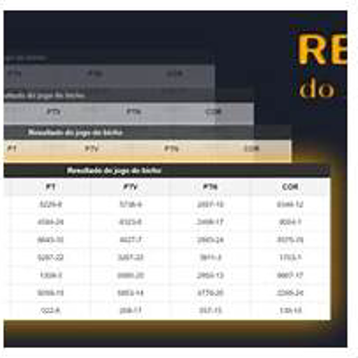 resultado do.bicho